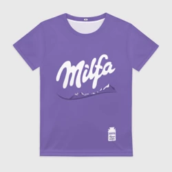 Женская футболка 3D Milfa