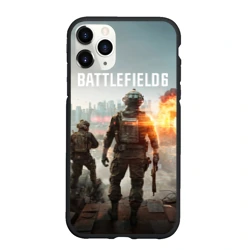 Чехол для iPhone 11 Pro Max матовый Битва за Бруклин из Battlefield 6