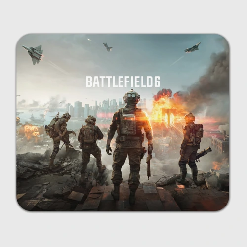 Прямоугольный коврик для мышки Битва за Бруклин из Battlefield 6