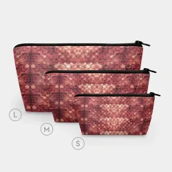Косметичка 3D Чешуя кольчуга красного дракона - фото 2