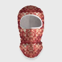 Балаклава 3D Чешуя кольчуга красного дракона