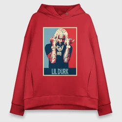 Женское худи Oversize хлопок Lil Durk