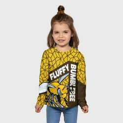 Детский лонгслив 3D Пчела - фото 2