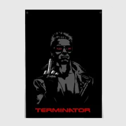 Постер Terminator - fuck you