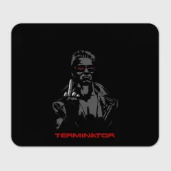 Прямоугольный коврик для мышки Terminator - fuck you