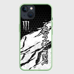 Чехол для iPhone 14 Manster energy - white
