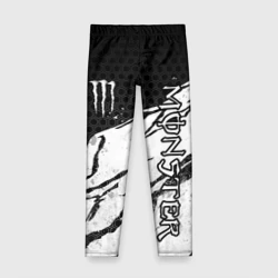 Детские леггинсы 3D Manster energy - white