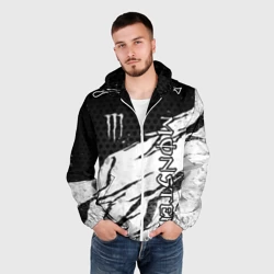 Мужская ветровка 3D Manster energy - white - фото 2