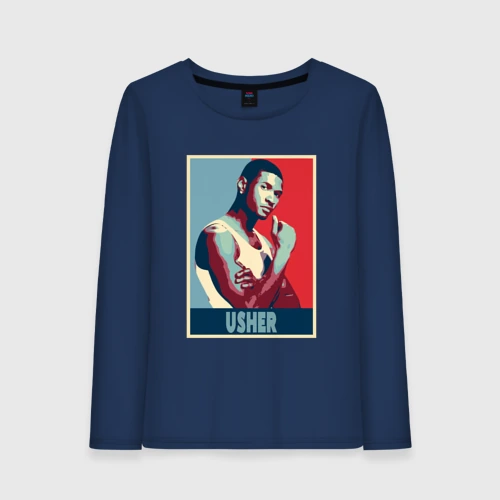 Женский лонгслив хлопок Music Usher