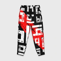 Детские брюки 3D Ы, паттерн