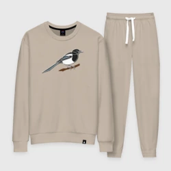 Женский костюм хлопок Сорока в стиле мозаики