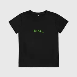 Детская футболка хлопок Windows terminal 