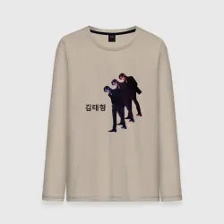 Мужской лонгслив хлопок Тэхен BTS