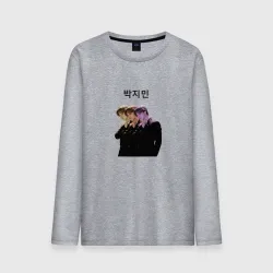Мужской лонгслив хлопок Чимин BTS