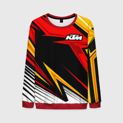 Мужской свитшот 3D KTM - теплые тона