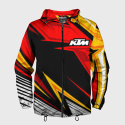 Мужская ветровка 3D KTM - теплые тона