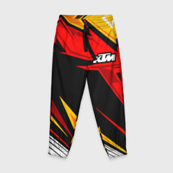 Детские брюки 3D KTM - теплые тона
