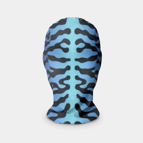 Маска карнавальная 3D Скумбрия синяя текстура