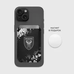 Картхолдер Magsafe магнитный Miami inter camo black - фото 2