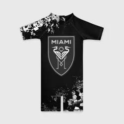Детский купальный костюм 3D Miami inter camo black