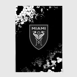 Постер Miami inter camo black
