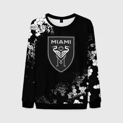 Мужской свитшот 3D Miami inter camo black