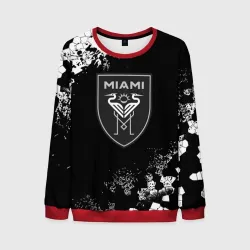 Мужской свитшот 3D Miami inter camo black