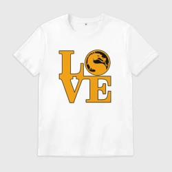 Мужская футболка хлопок Love mortal kombat