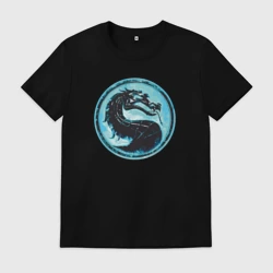 Мужская футболка хлопок Ice dragon - Mortal Kombat