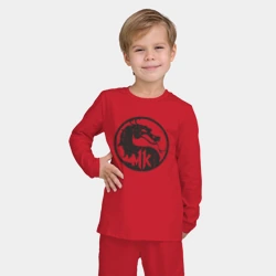 Детская пижама с лонгсливом хлопок Kombat dragon - фото 2