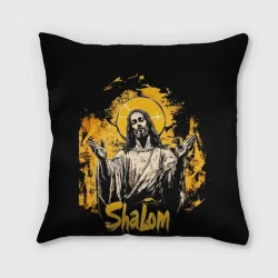 Подушка 3D Jesus shalom 