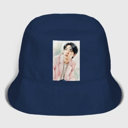 Женская панама хлопок Портрет Jungkook акварель