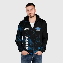 Мужская ветровка 3D Ford RS - фото 2