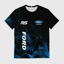 Мужская футболка 3D Ford RS