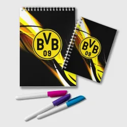Блокнот Borussia спортивная геометрия