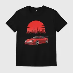 Мужская футболка хлопок Toyota Supra - Tokyo