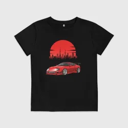 Детская футболка хлопок Toyota Supra - Tokyo