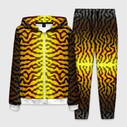 Мужской костюм 3D Скумбрия желтая 