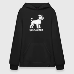 Худи SuperOversize хлопок Шнауцер в стиле граффити