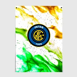 Постер Inter зеленый огонь