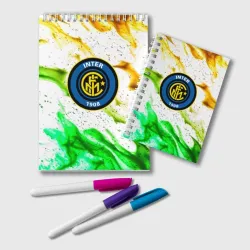 Блокнот Inter зеленый огонь