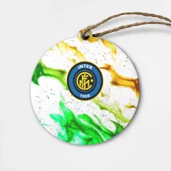 Деревянная игрушка круг Inter зеленый огонь