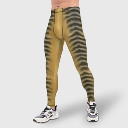 Мужские тайтсы 3D Скумбрия текстура шкуры - фото 2