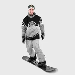 Накидка на куртку 3D Inter geometry black