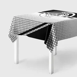 Скатерть 3D Inter geometry black
