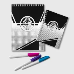 Блокнот Inter geometry black