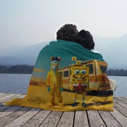 Плед 3D Sponge Bob and Squidward - Breaking bad - фото 2