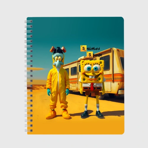 Тетрадь Sponge Bob and Squidward - Breaking bad