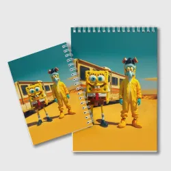 Блокнот Sponge Bob and Squidward - Breaking bad - фото 2