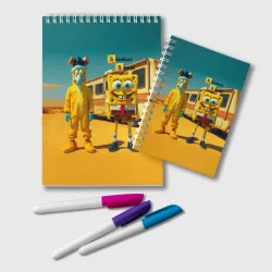 Блокнот Sponge Bob and Squidward - Breaking bad